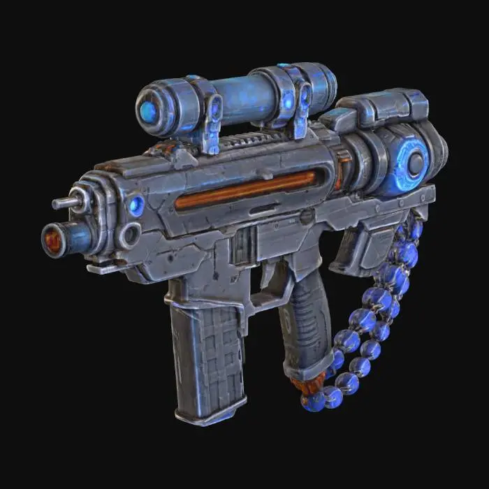 3D model for Neon Pulse Blaster