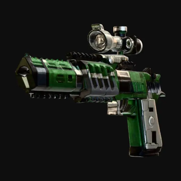 3D model for Tactical Handgun with Scope