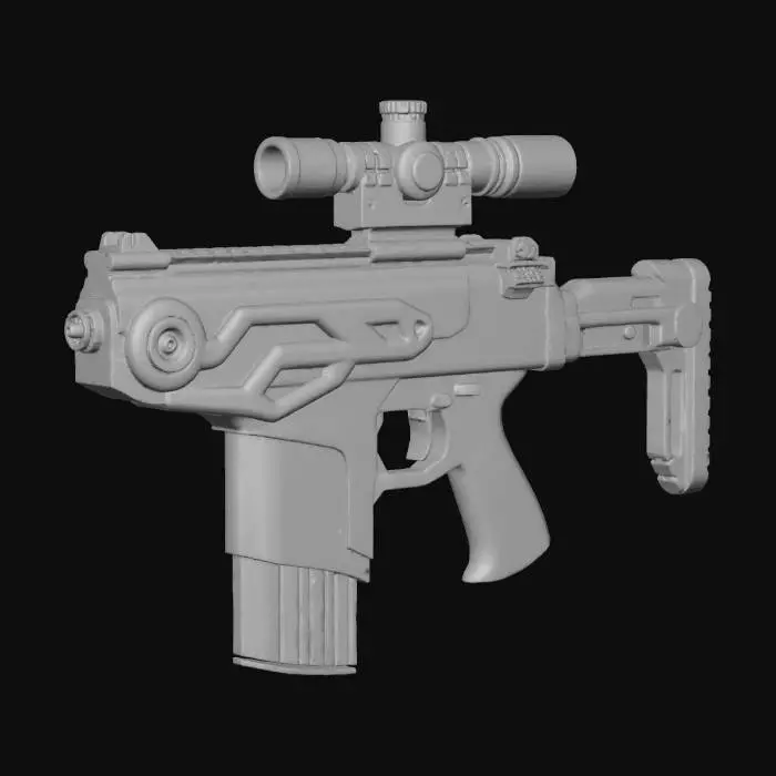 3D model for Pulse Rifle XTC-DUALITY