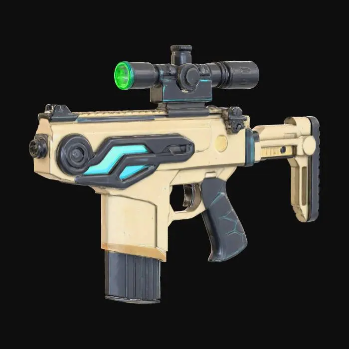 3D model for Pulse Rifle XTC-DUALITY