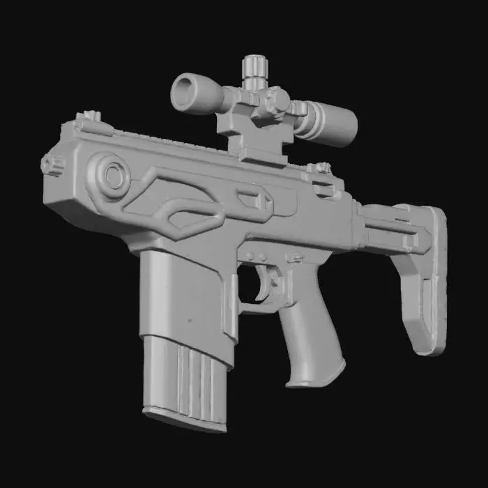 3D model for Pulse Rifle XTC-DUALITY