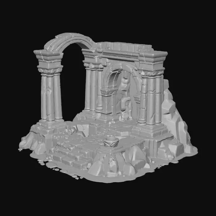 3D model for Desert Ruins
