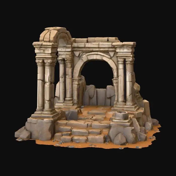 3D model for Desert Ruins