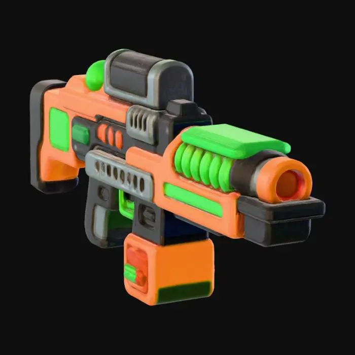 3D model for Neon Blaster X-C0rE