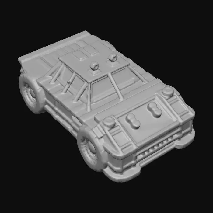 3D model for Armored Racer