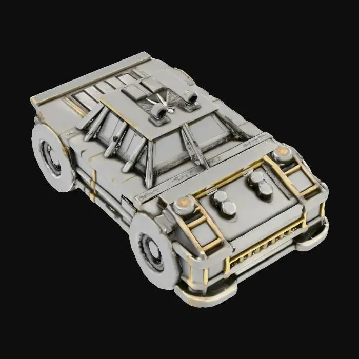 3D model for Armored Racer