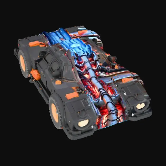 3D model for Night Racer Turbo