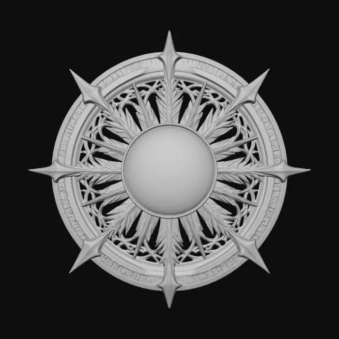 3D model for Radiant Compass Emblem