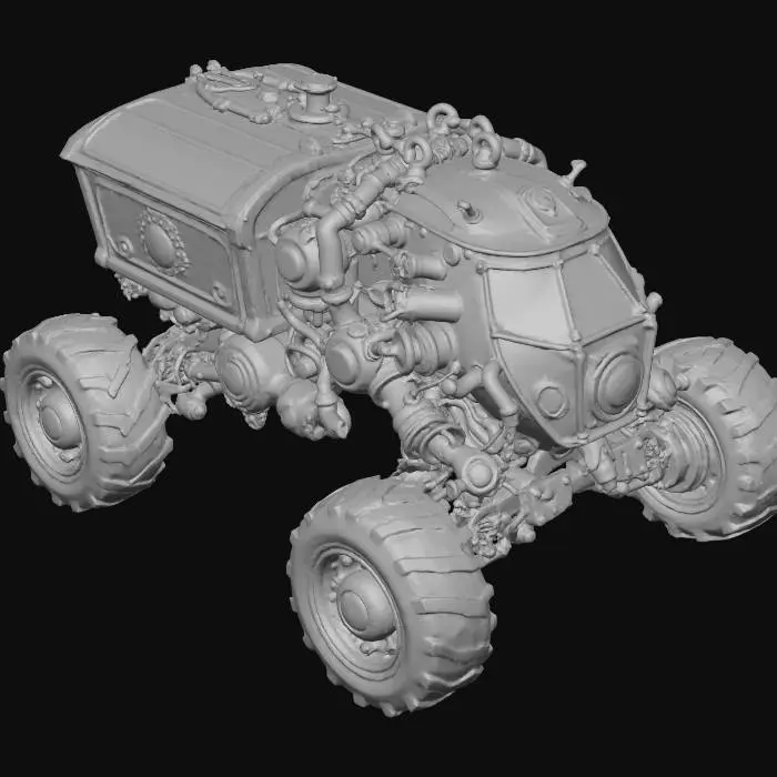 3D model for Steampunk e.-X-.plorer