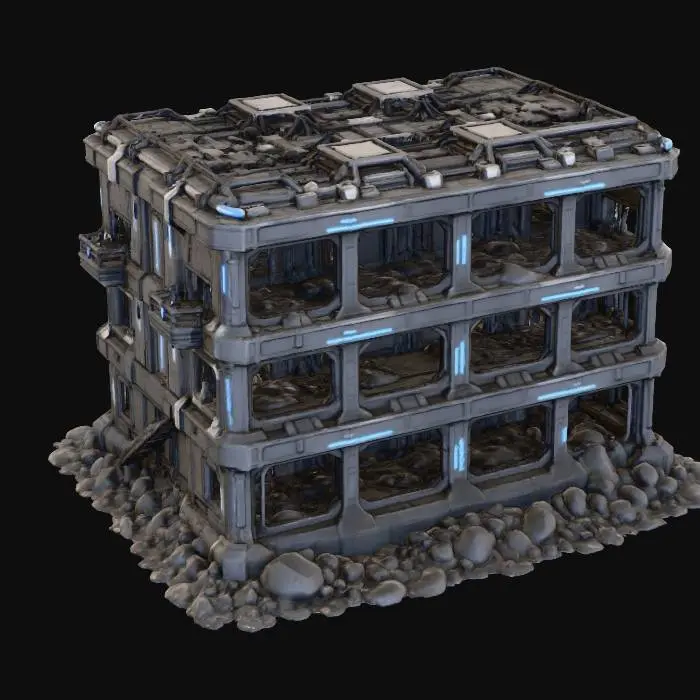 3D model for Futuristic Outpost