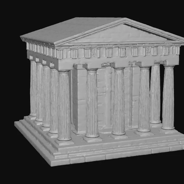 3D model for Ancient Columns Structure