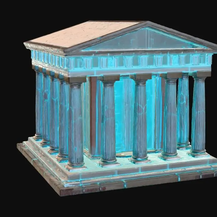 3D model for Ancient Columns Structure
