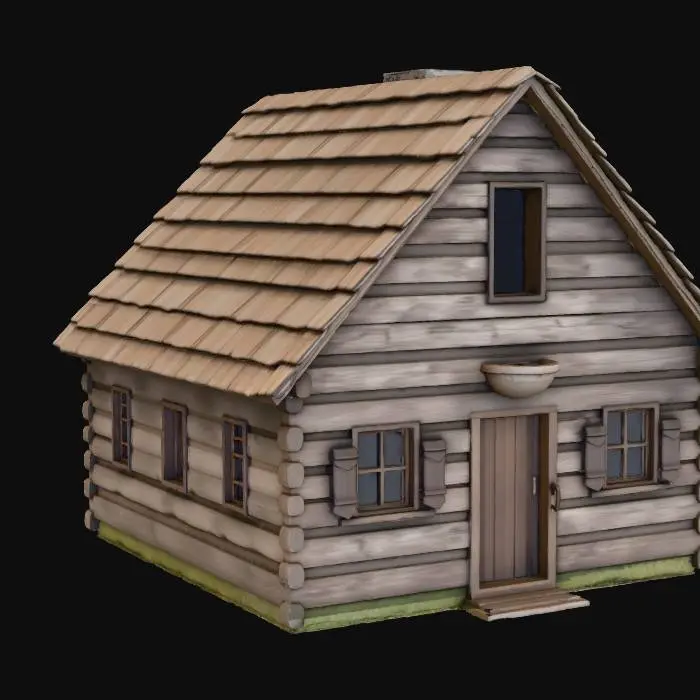 3D model for Rustic Cabin