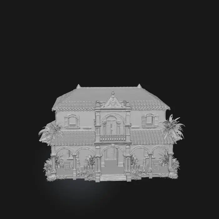 3D model for Tropical Hacienda