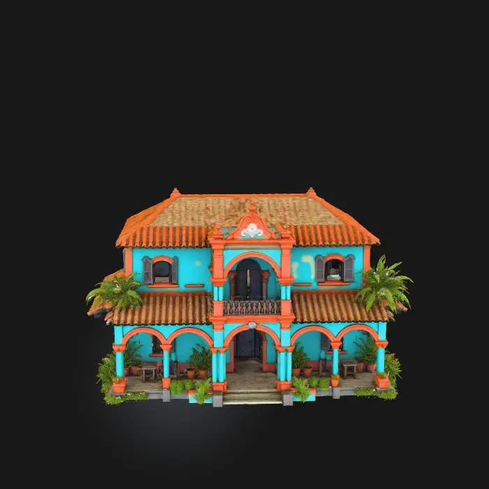 3D model for Tropical Hacienda