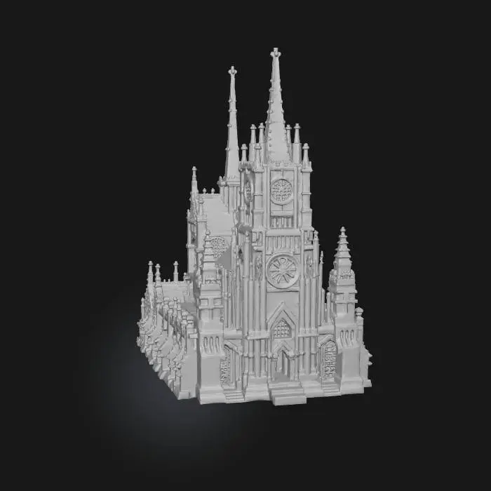 3D model for Clockwork Cathedral