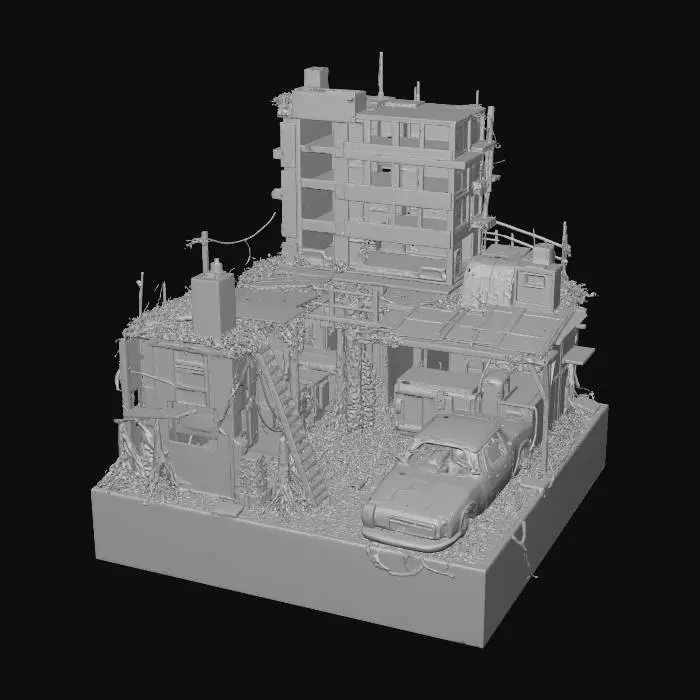 3D model for Urban Decay Diorama