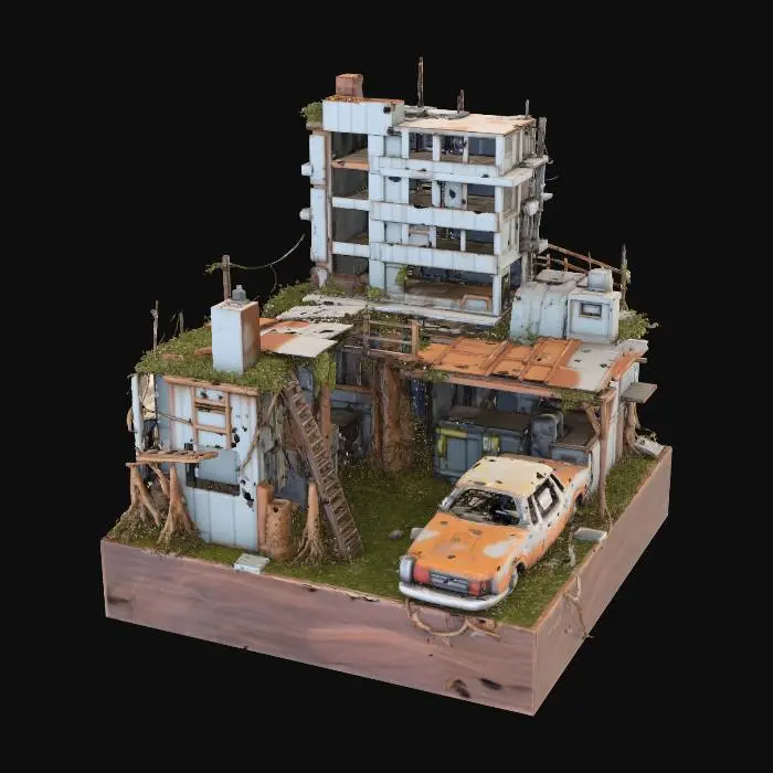 3D model for Urban Decay Diorama