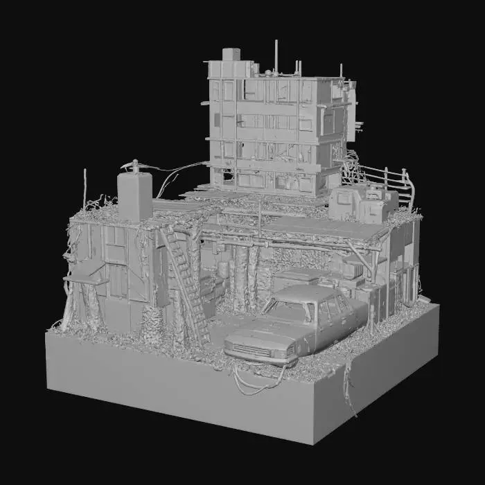 3D model for Urban Decay Diorama
