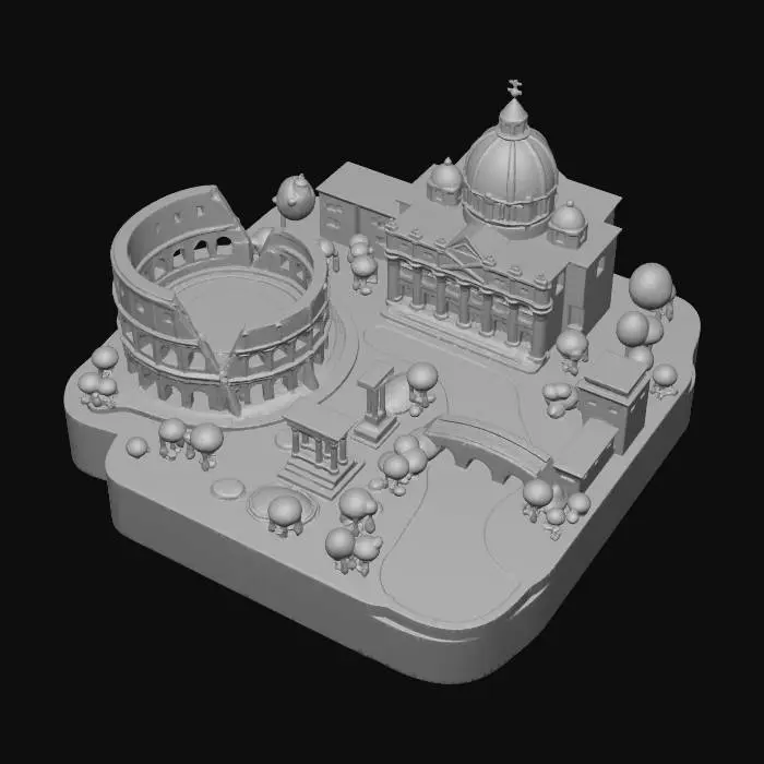 3D model for Miniature Rome, #Christmas2025#