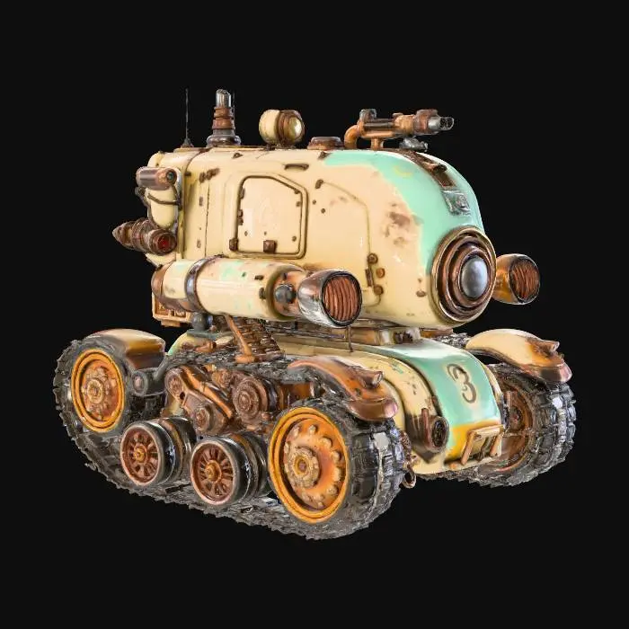 3D model for Rusty Rover