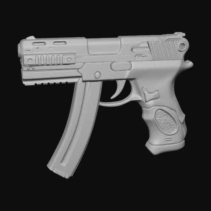3D model for Neon Sidearm X_KILL