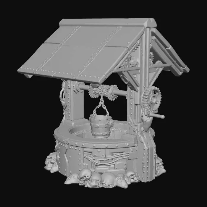 3D model for Cyberpunk Well