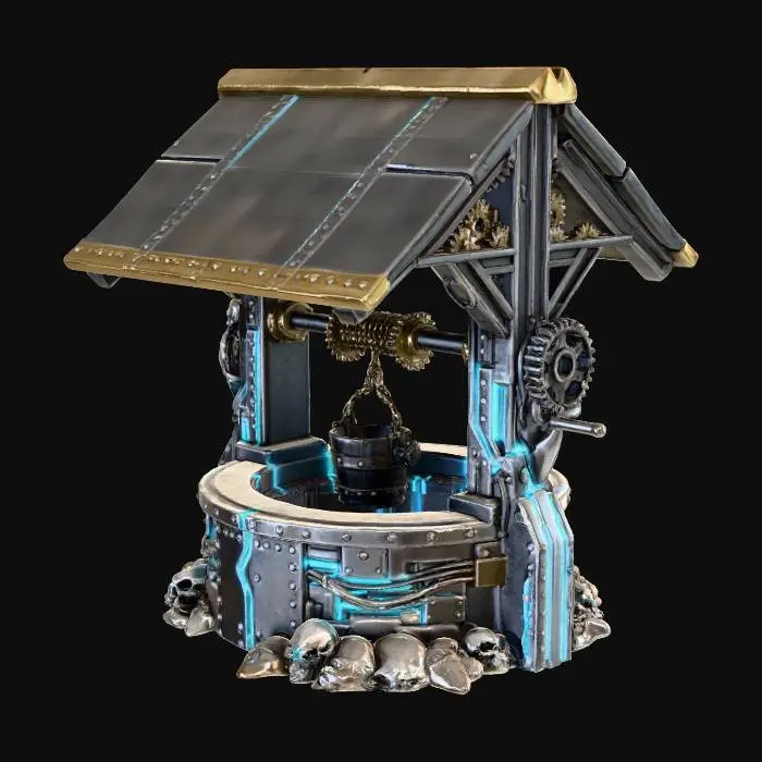 3D model for Cyberpunk Well