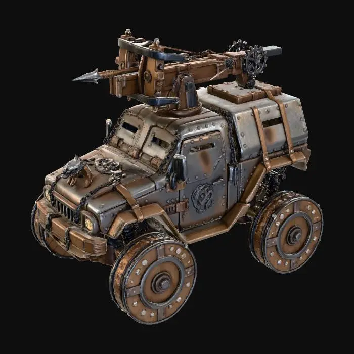 3D model for Medieval Monster Truck X