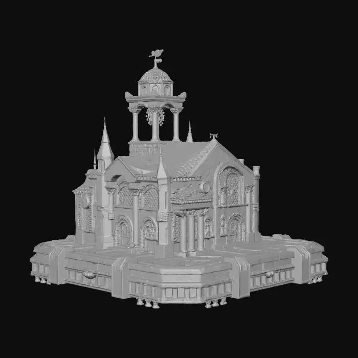 3D model for Timeless Sanctuary, #Christmas2025#