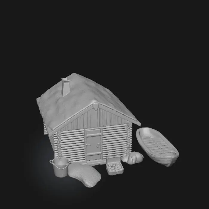 3D model for Cabin Retreat