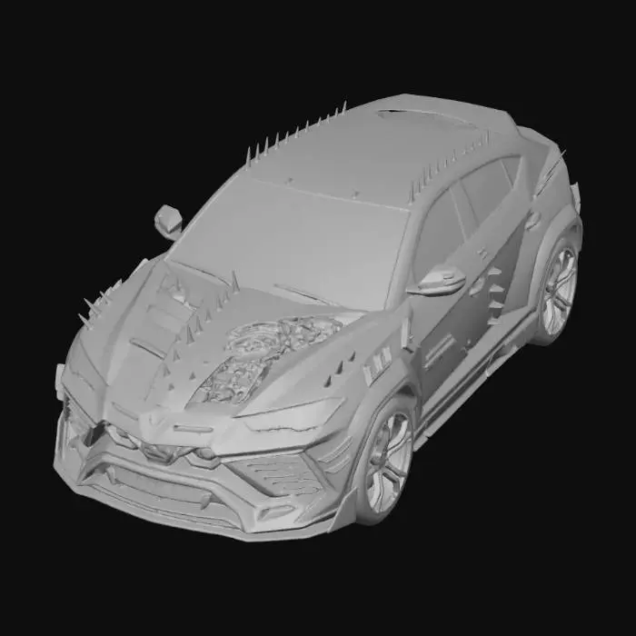 3D model for Rusty Nightmare Cruiser X