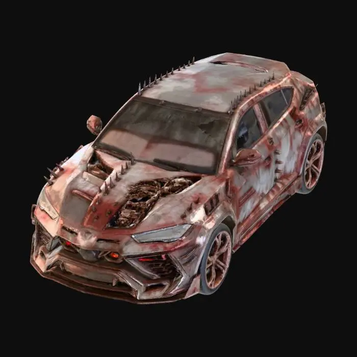 3D model for Rusty Nightmare Cruiser X