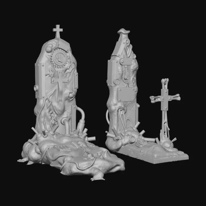 3D model for MUTATED X GRAVES