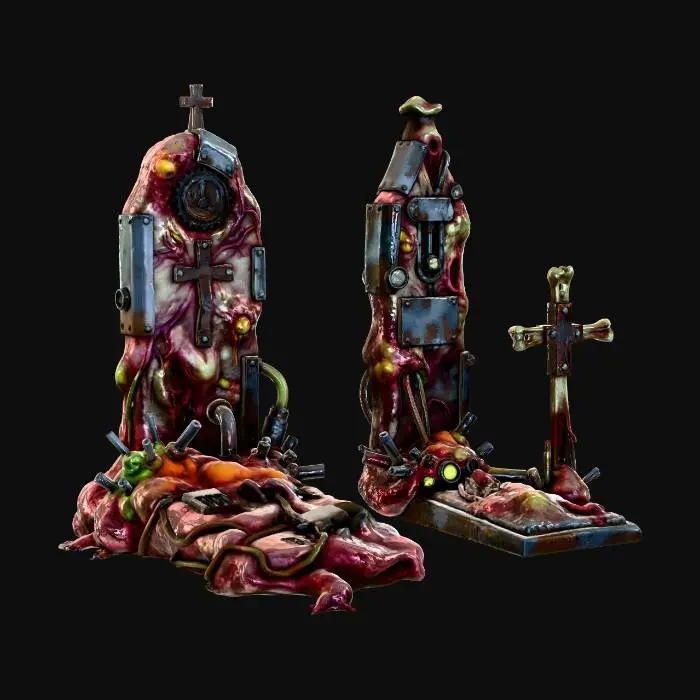 3D model for MUTATED X GRAVES