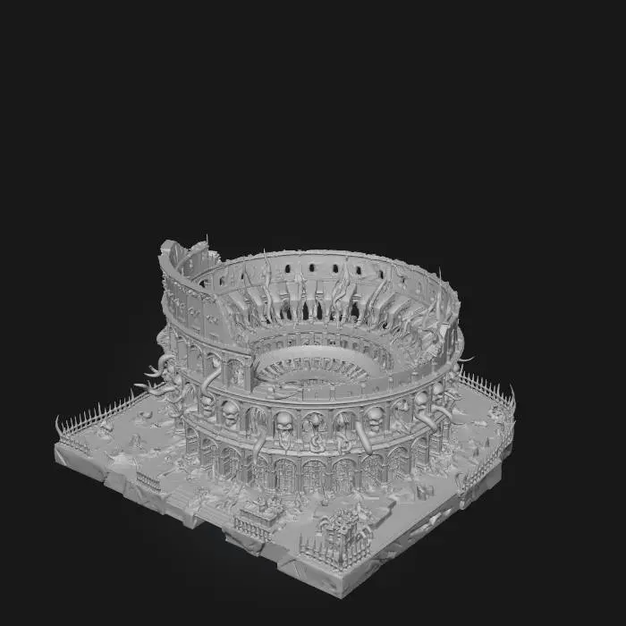 3D model for Haunted Arena X
