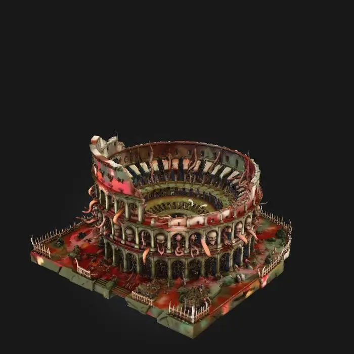 3D model for Haunted Arena X