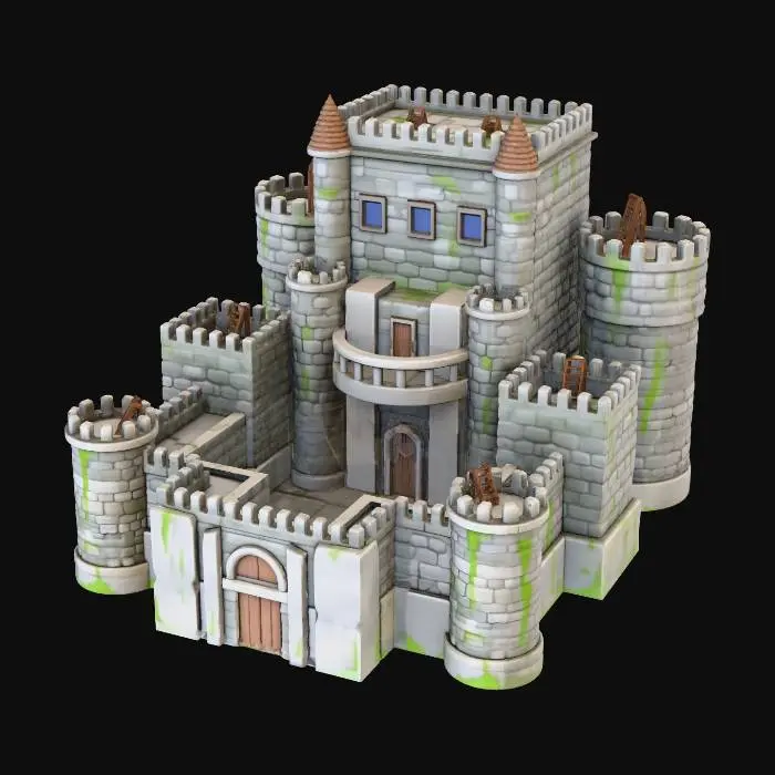 3D model for Castle Keep X