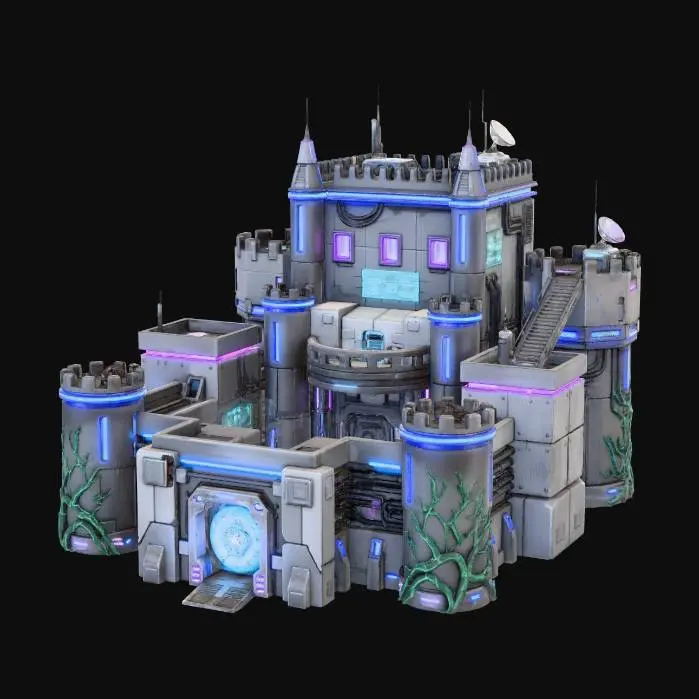3D model for Neon Fortress X