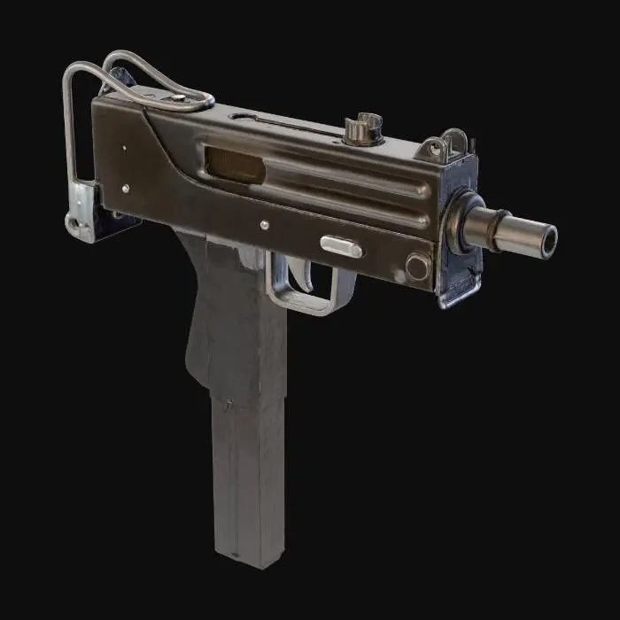 3D model for Submachine Gun X