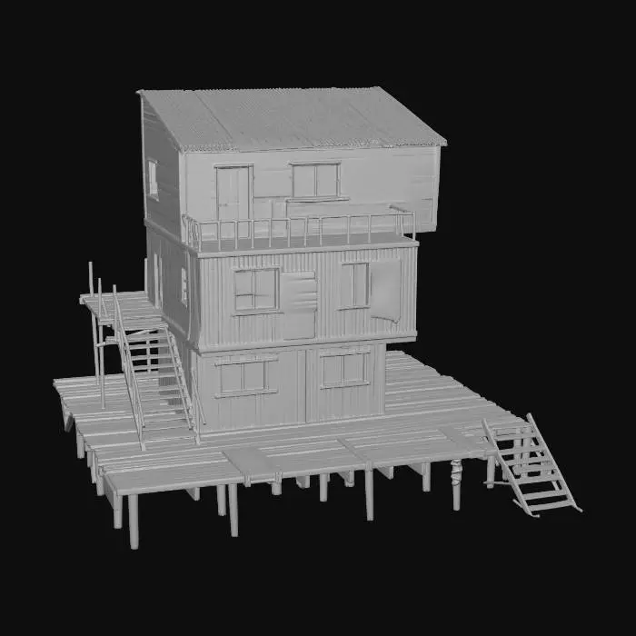 3D model for Shanty Dwelling