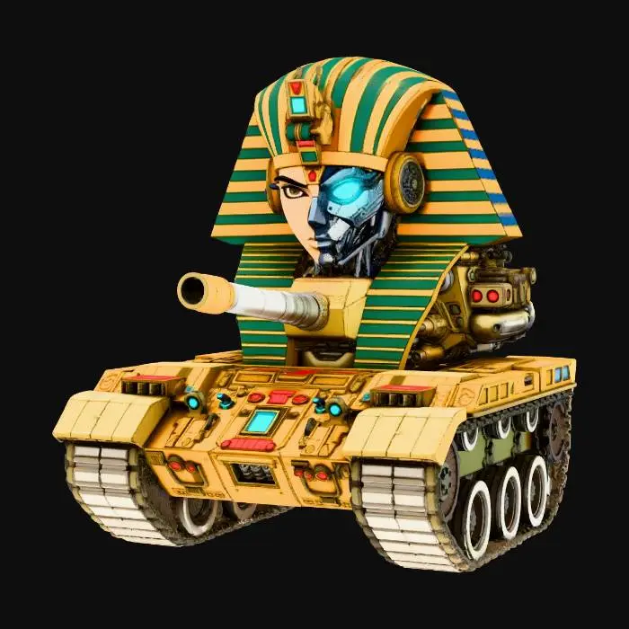 3D model for Pharaoh Tank Fusion