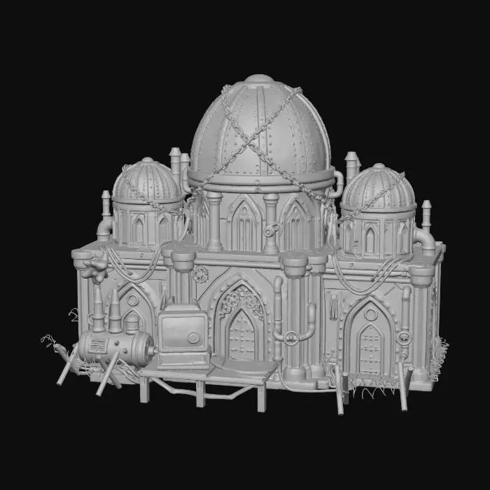 3D model for Steampunk Citadel X
