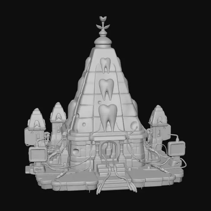 3D model for Temple of Teeth X