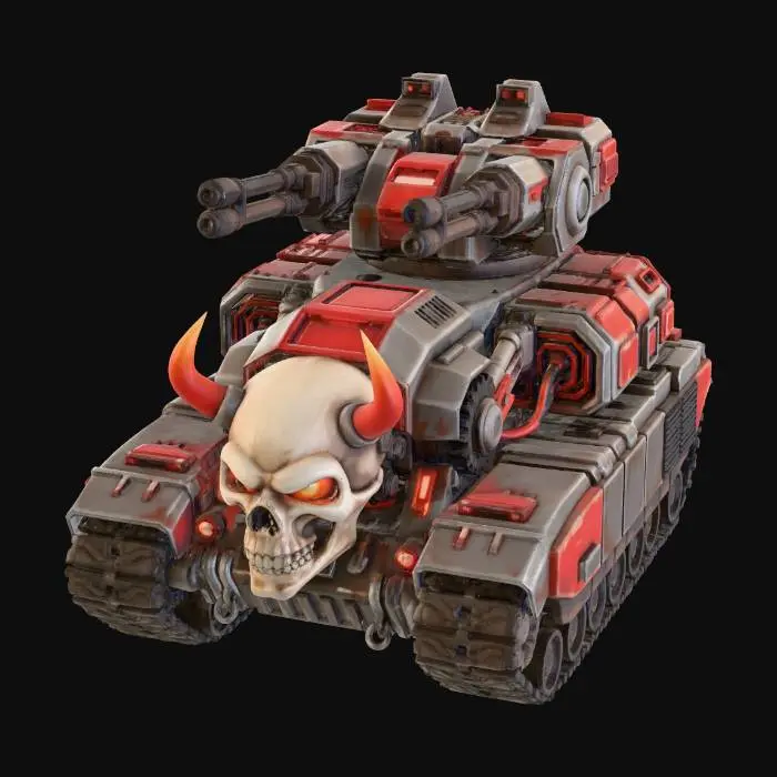 3D model for SKULLTANK-X