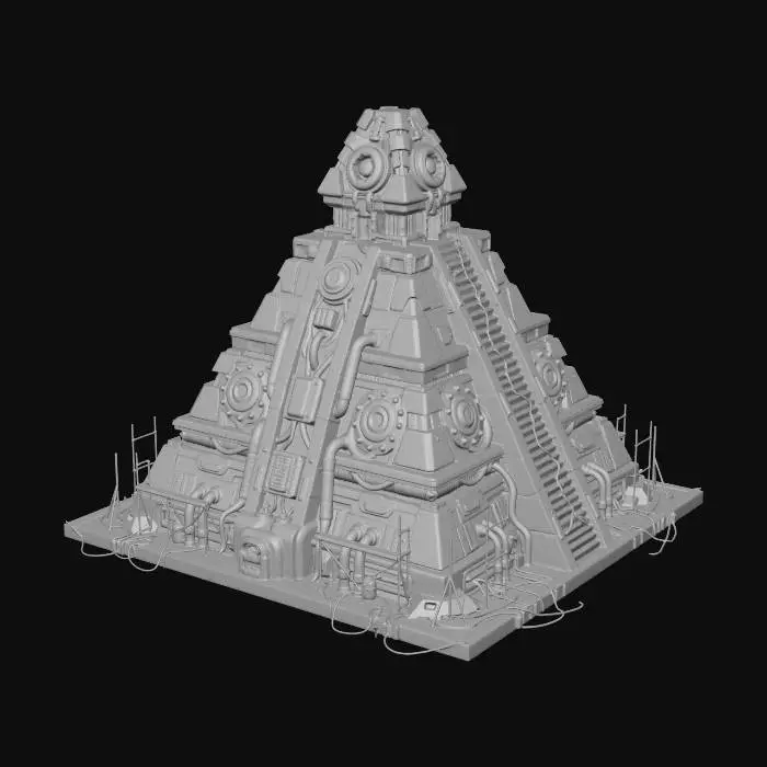 3D model for Cyber Pyramid Eternal-X-Duality