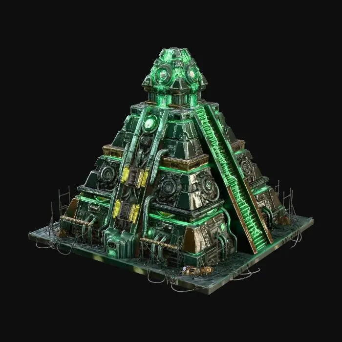 3D model for Cyber Pyramid Eternal-X-Duality