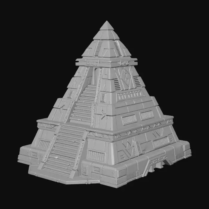 3D model for Neon Ascension Pyramid X