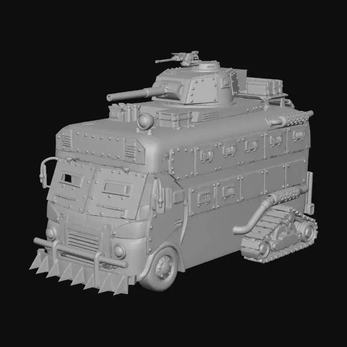 3D model for X Battle Wagon