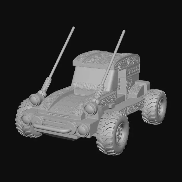 3D model for Runic War Wagon X